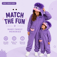 thumbnail image 3 of Snuggle Goof Onesie - Funny Big Mouth Monster Onesie, Snuggle Monster Pajamas with Pocket, 3 of 6