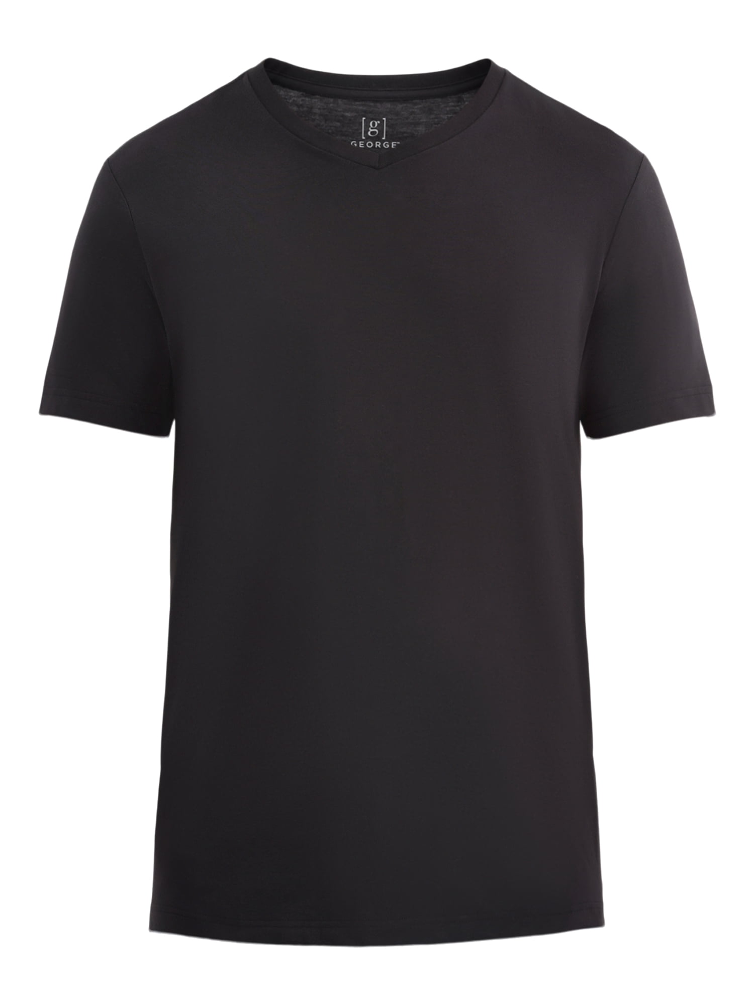 George Men's and Big Men's Lightweight V-Neck Tee with Short Sleeves, Sizes XS-3XL