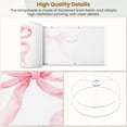 thumbnail image 4 of Linen Drum Lampshades Pink Bow Coquette Preppy Aesthetic Bow Cherry Teen Girl Dorm Room 13"x13"x10" Light Shade for Table Lamps Floor Lamp Shades Lampshade Replacement Assembly Required, 4 of 8
