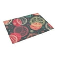 thumbnail image 3 of MKHERT Red Round Pattern Doormat Rug Home Decor Floor Mat Bath Mat 23.6x15.7 inch, 3 of 3
