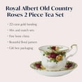 thumbnail image 2 of Set de taza de té y platillo Royal Albert Old Country Roses 190 ml, 2 of 7