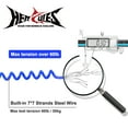 thumbnail image 2 of HERCULES M4 Heavy Duty Fishing Lanyard (Pack of 2 Blue, 17.7" Plus, 5.9"), 2 of 6