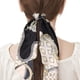 thumbnail image 5 of Lazo para coletas, soportes para el cabello, bandas elásticas para el cabello, cinta bonita para bufanda para el cabello para niñas y mujeres, 2 uds., 5 of 5