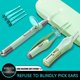 thumbnail image 2 of 3 Pcs Luminous Ear Spoon Set Ear Wax Removal Cleaning Tweezers LED Light Earpick, 2 of 5