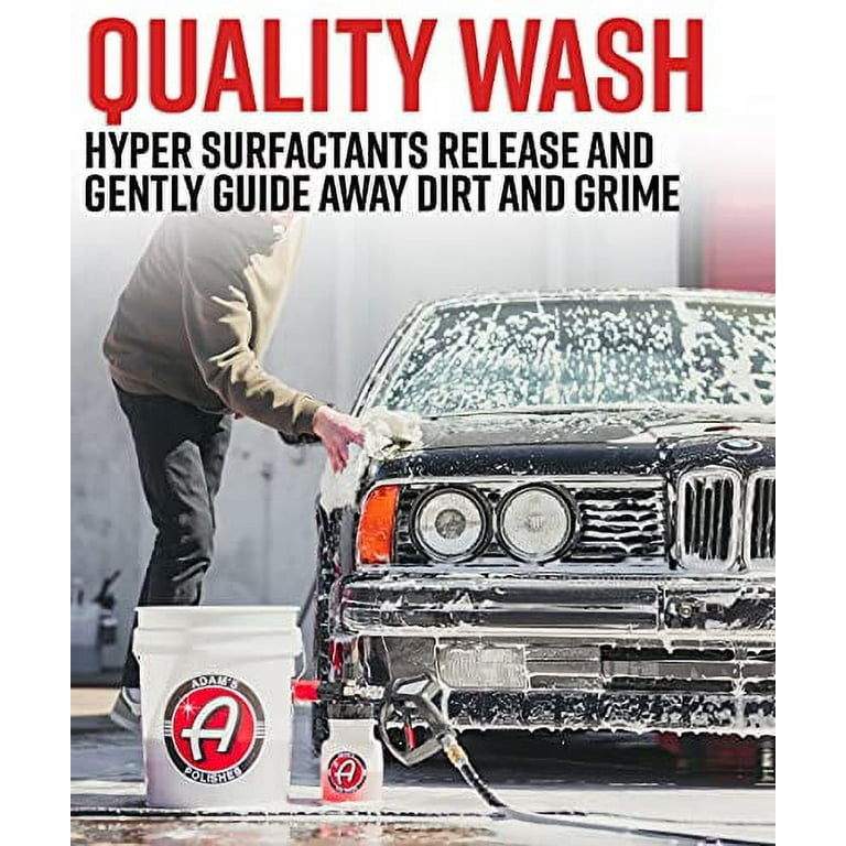  Adam's Car Shampoo, Mega Foam, Strip Wash & Graphene Shampoo  Bundle : Automotriz