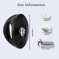 thumbnail image 2 of Pot Lid Replacement Knob,Cookware Lid Handle,Heat Resistant Grip Knob,Universal Pot Lid Knob with Mounting Screw Kit Heat Resistant Replacement Handle for Slow Cooker Glass Pan Lid Kitchen,Black, 2 of 8