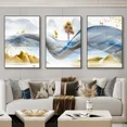 thumbnail image 3 of 3 cuadros de arte de pared abstractos con cinta de lujo nórdico, póster moderno con impresión de paisaje, pintura decorativa para sala de estar y hogar, 3 of 5