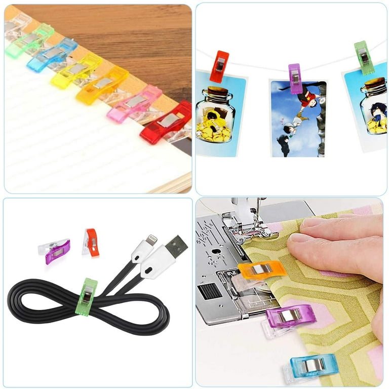 20PCS Multipurpose Sewing Scale Clips Colorful Plastic Crocheting