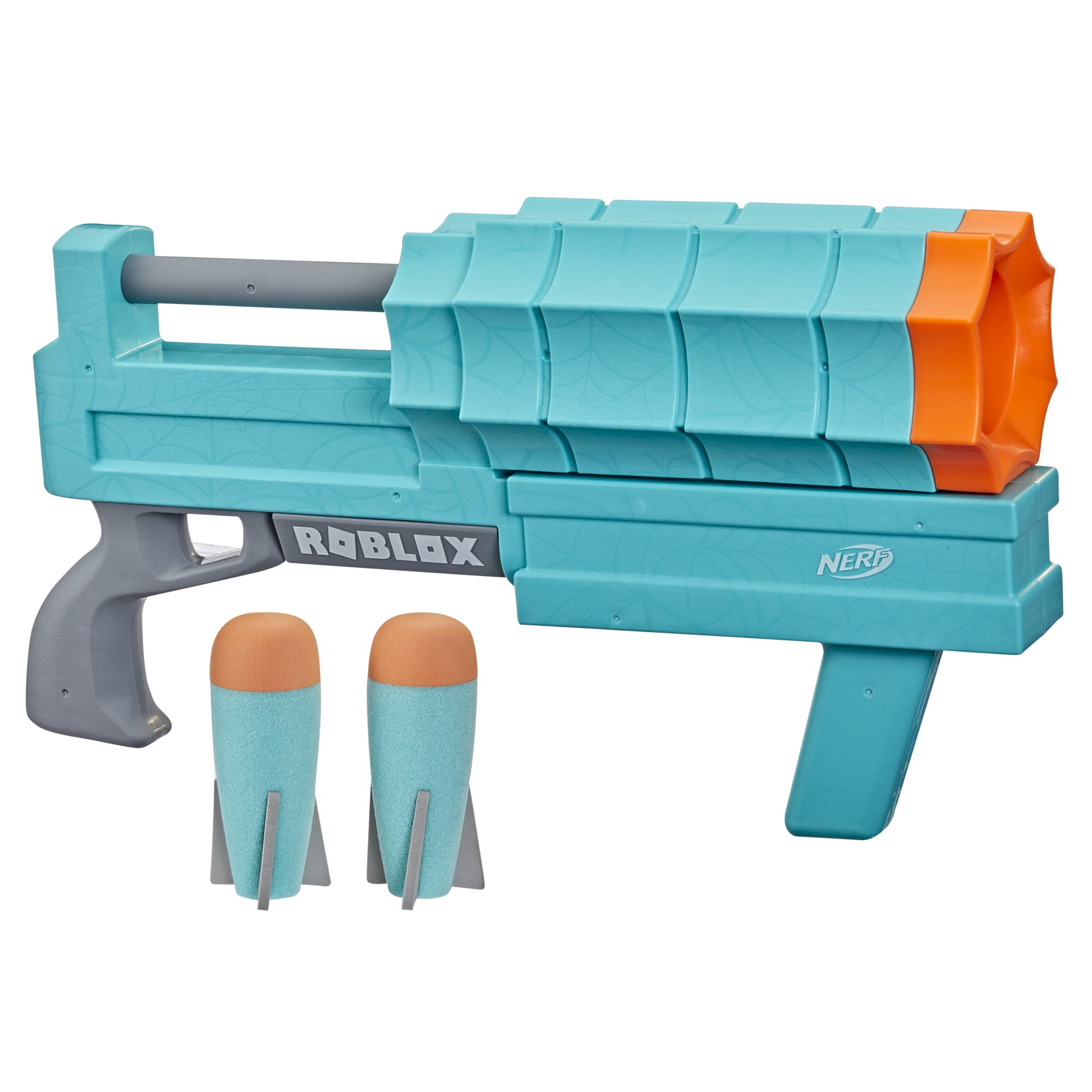 Nerf Roblox Sharkbite: Web Launcher Rocker Nerf Blaster, 2 Roblox Nerf Rockets