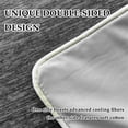 thumbnail image 3 of The Cold Blanket King Size Queen 2025 New Cold Blankets for Hot Sleepers Sleeping Double-Sided Cold Fiber Lightweight Breathable All Season Throw for Bed Sofa Travel Keep Cool Night (Gray,59*78in*1), 3 of 6