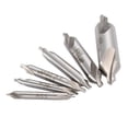 thumbnail image 3 of 6 PCS HSS Combined Center Drills Bit Set Countersink 60 Degree Angle 5/3/2.5/2/1.5/1 mm, 3 of 8