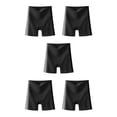 thumbnail image 2 of Qarigey Pantalones de seguridad de cintura alta debajo de la Bragas push-up de verano Abdomen Belly Hip Lift Ropa interior Negro XL Type2 NO2, 2 of 6