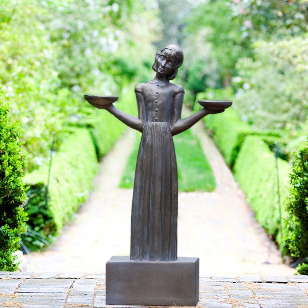 Potina Outdoor Garden Sculpture Savannah S Bird Girl Statue Medium 28 - Bird Girl Garden Statues Potina Outdoor Garden Sculpture Savannah S Bird Girl Statue Medium 28 - Bird Girl Garden Statues