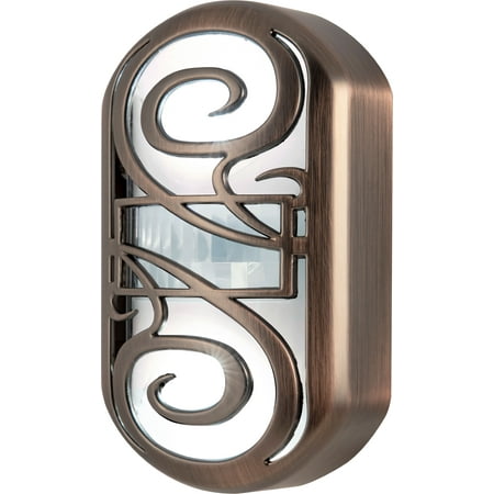 UPC 043180114655 product image for GE Motion-Activated LED CoverLite Night Light, Plug-In, Swirl Design, Oil Rubbed | upcitemdb.com