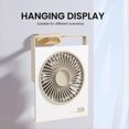 thumbnail image 2 of Ventilador de Escritorio Portátil, Recargable por USB, Mini Ventilador Portátil para Camping, 4 Velocidades, Silencioso, de Mesa, Personal, para Montar en la Pared A, 2 of 5
