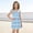 Light Blue, variant on DAETIROS Girls White Ruffle Dress Square Neck Tiered Cami Bow Smocked Back Soft for Easter Summer Wedding Birthday Party Photo Dress,Size 4-5T
