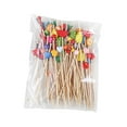 thumbnail image 5 of 100Pcs Fancy Toothpicks for Fruit Decorative for Drinks Decoration BBQ, 5 of 10