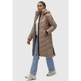 thumbnail image 2 of Marikoo Women's Long Winter Jacket with Hood - Weather-Resistant - Sahnekatzii XIV, 2 of 11