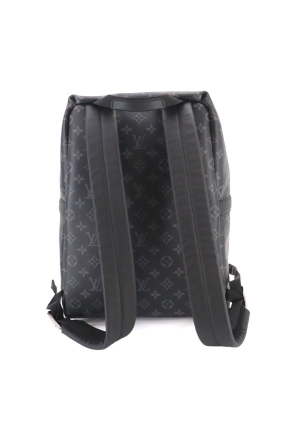 Pre-Owned Louis Vuitton Monogram Eclipse Backpack, Black, M43186, Silver Hardware, Discovery...