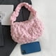 thumbnail image 2 of Bolsa De Hombro Bolsas informales para mujer, Bolsas de mano de nube de hilo bordado, monederos bonitos suaves para mujer Ndcxsfigh  Para Estrenar, 2 of 5