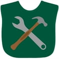 thumbnail image 3 of Inktastic Future Carpenter Tools Hammer Wrench Boys Baby Bib, 3 of 4