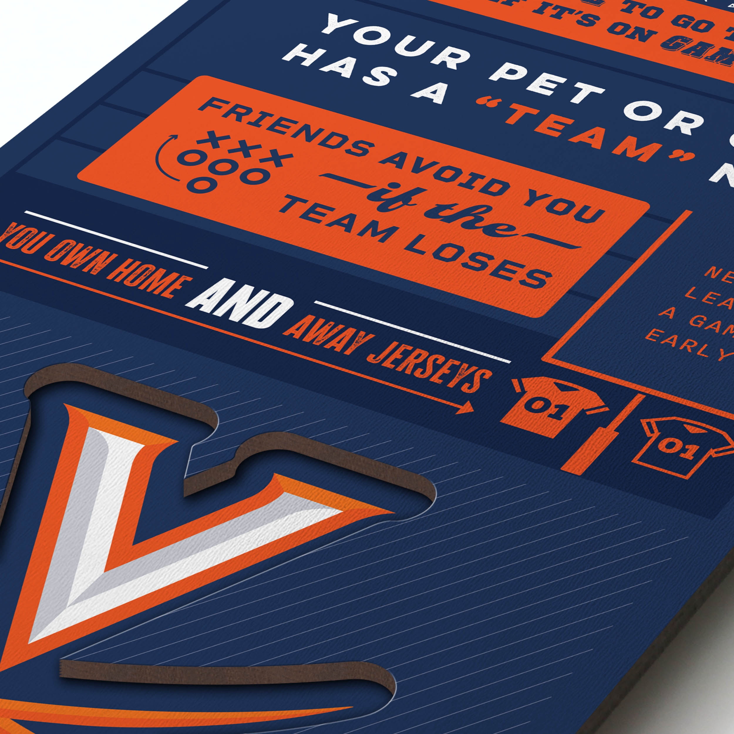 YouTheFan NCAA Virginia Cavaliers 3D Top 10 Wall Art