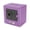 Purple, variant on Retro Rotating Password Mini Safe Box Auto Bill Insert Piggy Bank for Kid Gifts