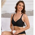 thumbnail image 4 of LWP Seamless V Neck Bras Push Up Wireless Full Coverage Comfortable Everyday Bra for Women, 4 of 11