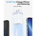thumbnail image 2 of AILKIN Wall Charger,USB Charger Adapter,3.1A/3Pack Muti Port Fast Charging Station Power Base Phone Charger Block Plug for iPhone Wall Charger, 2 of 9