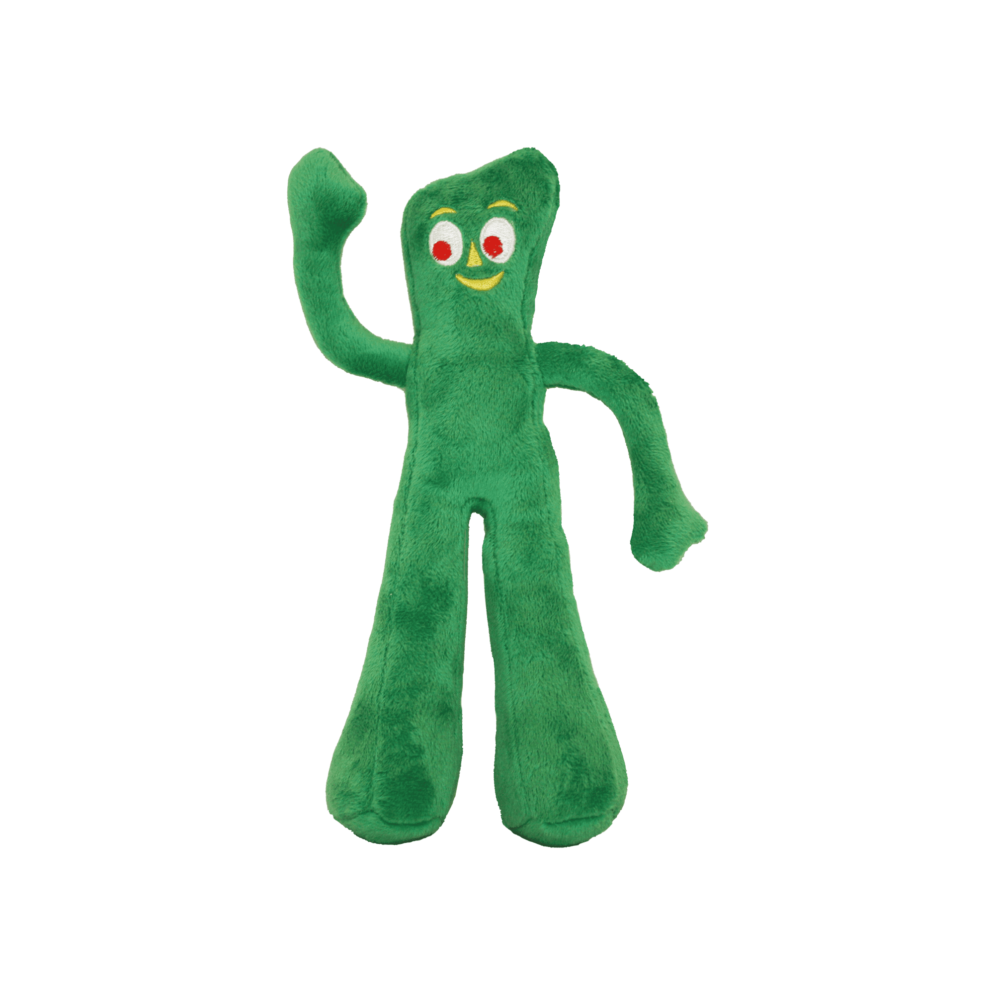 Multipet Gumby Plush Dog Toy, Green, 9 inches