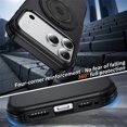thumbnail image 3 of For iPhone 18 Pro Max Phone Case Magnetic 360° Rotating Holder Drop Protector Cover,Black,For iPhone 18 Pro Max, 3 of 9