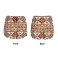 thumbnail image 5 of Picia Traditional Tribal Aztec Pattern Women's 2 in 1 Athletic Running Shorts High Waisted Workout Casual Gym Sweat Shorts with Comfy Liner Zipper Pockets-Large, 5 of 9