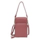 thumbnail image 1 of Jumpingount Bolso de PU moderno y que no destiñe para mujer con costuras finas y que no se desprende para bolso de hombro de organización Bolsas de mensajero y de hombro Rosa, 1 of 6