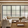 thumbnail image 2 of DKTIE 17.7" X 78.7" Decorative Privacy Window Film, Featuring Sunshade And Uv Protection, Electrostatic Adsorption Installation, Installation Tools Included, Reusable, 2 of 7