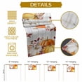 thumbnail image 5 of Pumpkin Thanksgiving Cotton Linen Table Runner, Washable Table Runners for Kitchen, Dining Room, Holiday, Home Party Table Decor, 13x72 Inches, 5 of 9