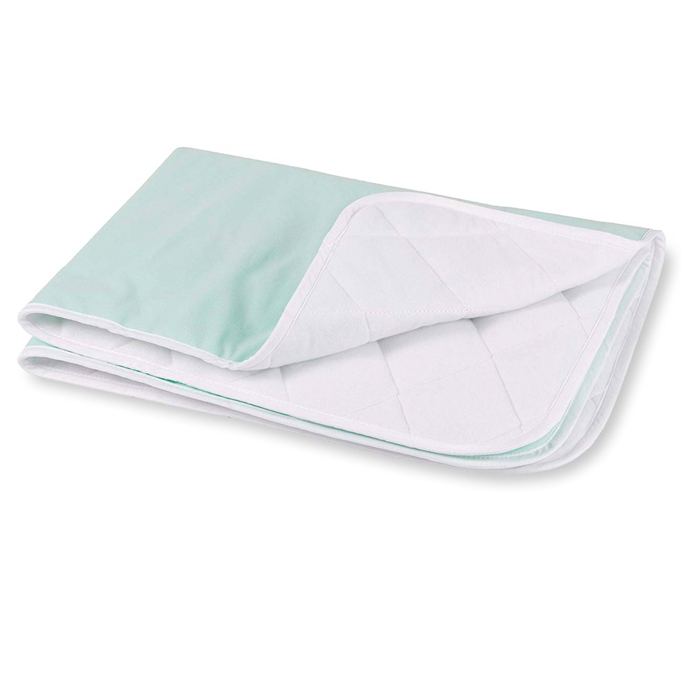 Incontinence Reusable Bed Pad with Quilted Slide Sheet, 28 x 36 Inches