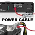 thumbnail image 1 of pitrice 10GA Amplifier Wiring Kit Car Audio Speaker Subwoofer Installation Cable 60Amp Fuse Holder Set, 1 of 7