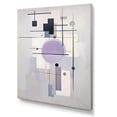 thumbnail image 2 of Designart "Transcendent Geometries Purple Suprematism II" Abstract Canvas Print, 2 of 5