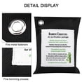 thumbnail image 3 of Yajisi Activated Bamboo Charcoal Air Purifying Bag, Odor Eliminator & Deodorizer for Car, Closet, Bathroom, and Pet Areas, Eco-Friendly Purifier, 7.58 oz / 215g, Mint Scent (Black), 3 of 9