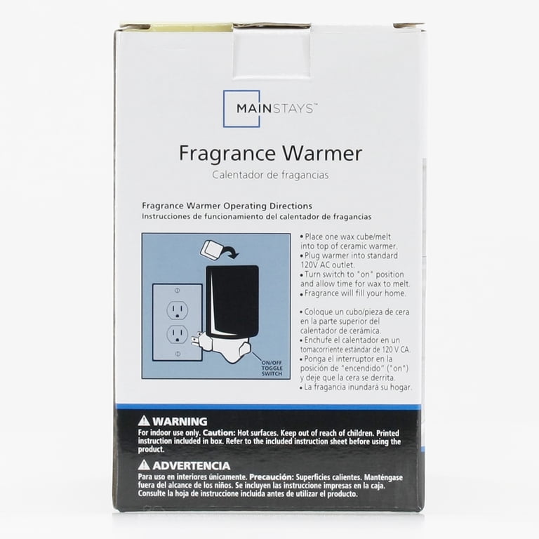 Mainstays White Ceramic Pluggable Wall Wax Warmer photo 5
