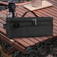 thumbnail image 2 of Camping Cookware Tableware Storage Bag Organizer Multi Storage Cooking Pot Pan Carrier Lightweight Portable Handbag Storage Case for Picnics Black, 2 of 9