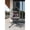 Gray + Aluminium Alloy, variant on FENGFAN Brown Egg Chair with Stand Foldable Wicker Hanging Swing Chair Indoor Outdoor 350lbs Capacity 1 Pack