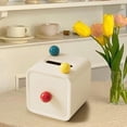 thumbnail image 6 of TISHITA Tissue Box Cover Facial Paper Holder Desktop Simple Tissue Dispenser Container Toilet Paper Box for Bathroom Vanity Car Decor, 6 of 8