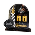 thumbnail image 2 of Muslim Ramadan Advent Calendar Ornament A acrílico Centro de mesa decorativa 7.8x7.8 pulgadas para la reunión familiar multifuncional Estilo C, 2 of 8