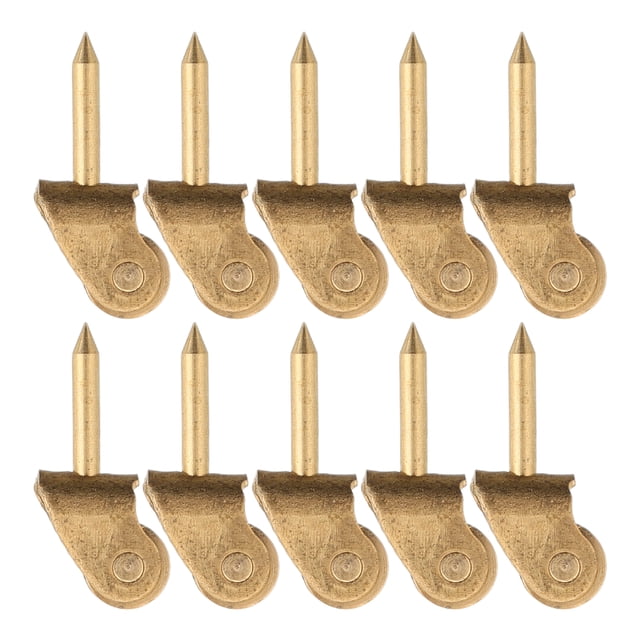 Shisuyan 10 Pcs Meubles Miniatures pour Maison de Poupée Roulettes pour Petite Armoire et Table Accessoires de Mini Maison Mini Roues pour Mini Meubles