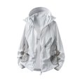 thumbnail image 2 of IhhxPro Men's Uv Protection Sun Jacket Quick Dry Lightweight Hoodie Summer Hooded Long Sleeve Outdoor Fishing Hiking Breathable Activewear Slim Fit S-3XL, 2 of 8
