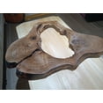 thumbnail image 3 of Live Edge Walnut Wood Slab for DIY and Epoxy Table, Ready to be Resin Table, Cleared Wood Slab for Epoxy Resin Wood, Burl Wood (16 inches, Oval), 3 of 4