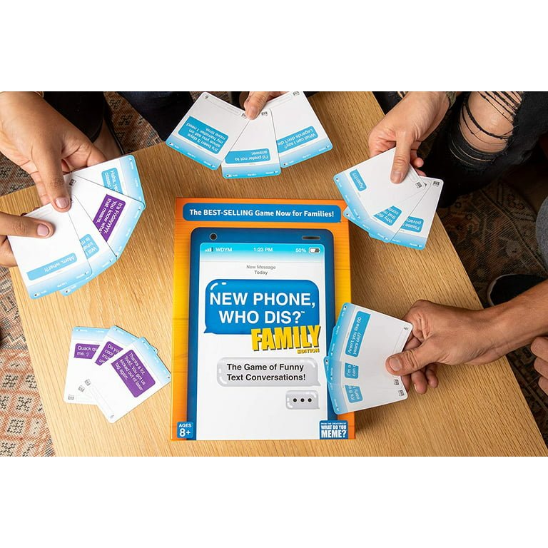 New Phone, Who Dis? Family Edition - The Text Message Family Party Card  Game - by What Do You Meme? Family 