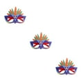 thumbnail image 4 of Yuarrent Montura de anteojos de plumas para manualidades, Color brillante, fiestas temáticas de carnaval, decoración decorativa para Type1 NO1, 4 of 6