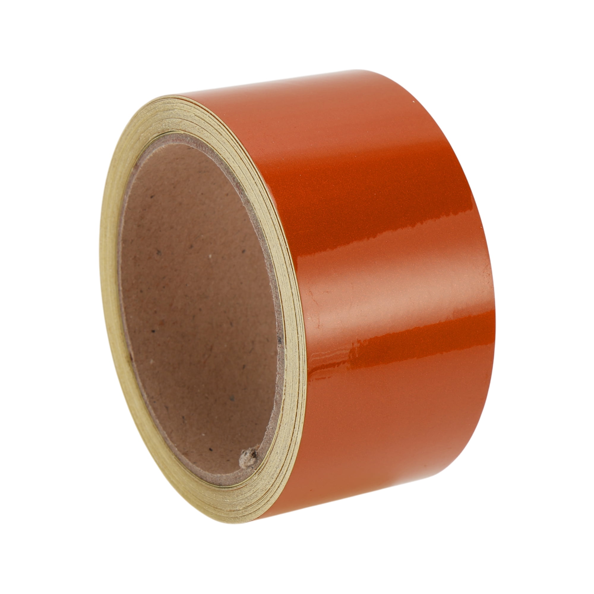 Unique Bargains Reflective Tape 40mmx10m Warning Safety Adhesive Tape Outdoor Reflector for Cars Trucks Orange 1 Pcs